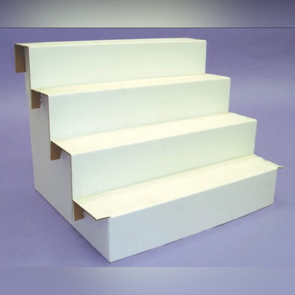 Cardboard Shoe Display  - 4 Step Pack Of 4